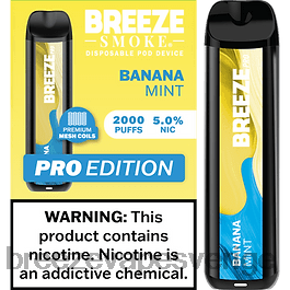 Breeze Vape Near Me - Breeze Pro 2000 bloss H68L036 banan mynta