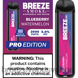 Breeze Vape Nicotine Content - Breeze Pro 2000 bloss H68L032 blåbär vattenmelon