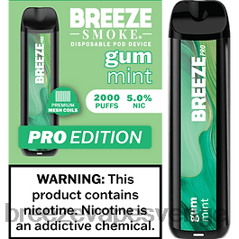 Breeze Vape No Nicotine - Breeze Pro 2000 bloss H68L024 tuggummi mynta