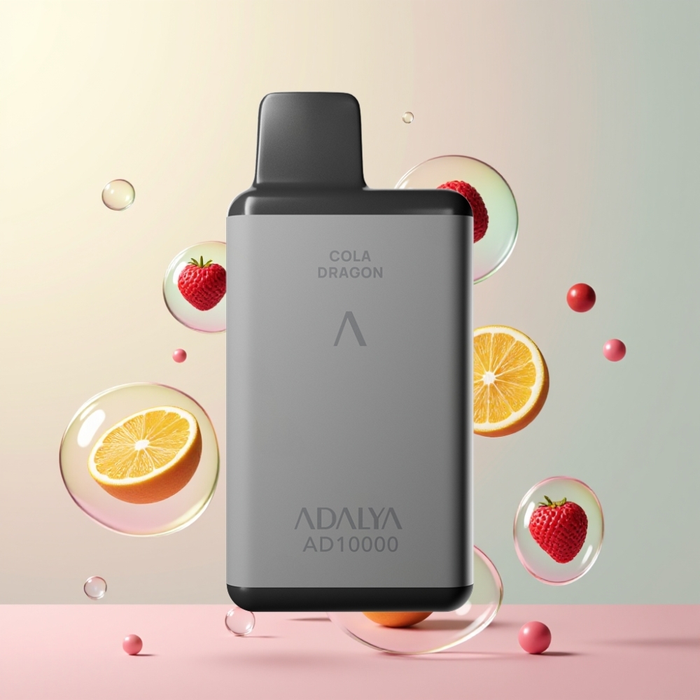 Partihandel Sverige Adalya AD 10000 Puffs Rymdgrå Mynta USB-C 650mAh 14ml