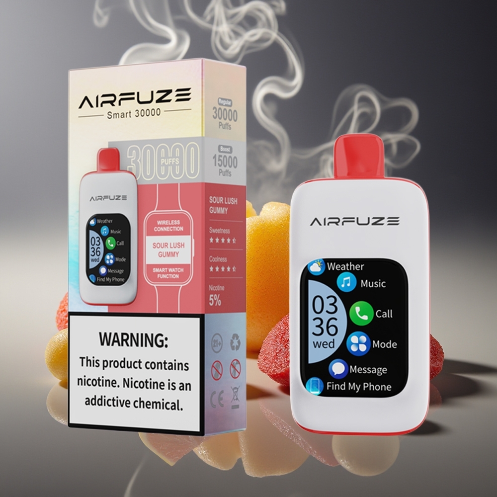 Partihandel Sverige AirFuze Smart 30000 Puffs Sur Godisgummi TFT 900mAh Type-C