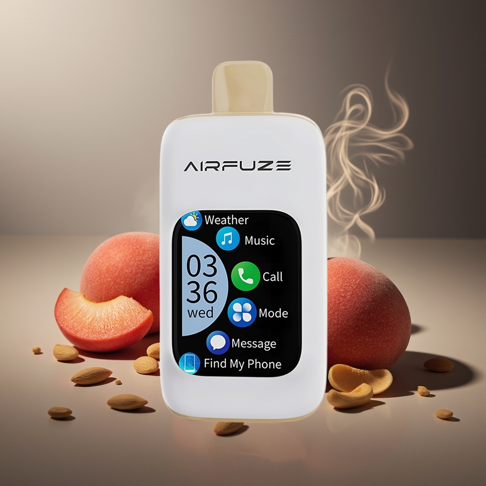 Partihandel Sverige AirFuze Smart Pro 40000 Puffs 20ML 5% Juicy Peach (Saftig Persika)