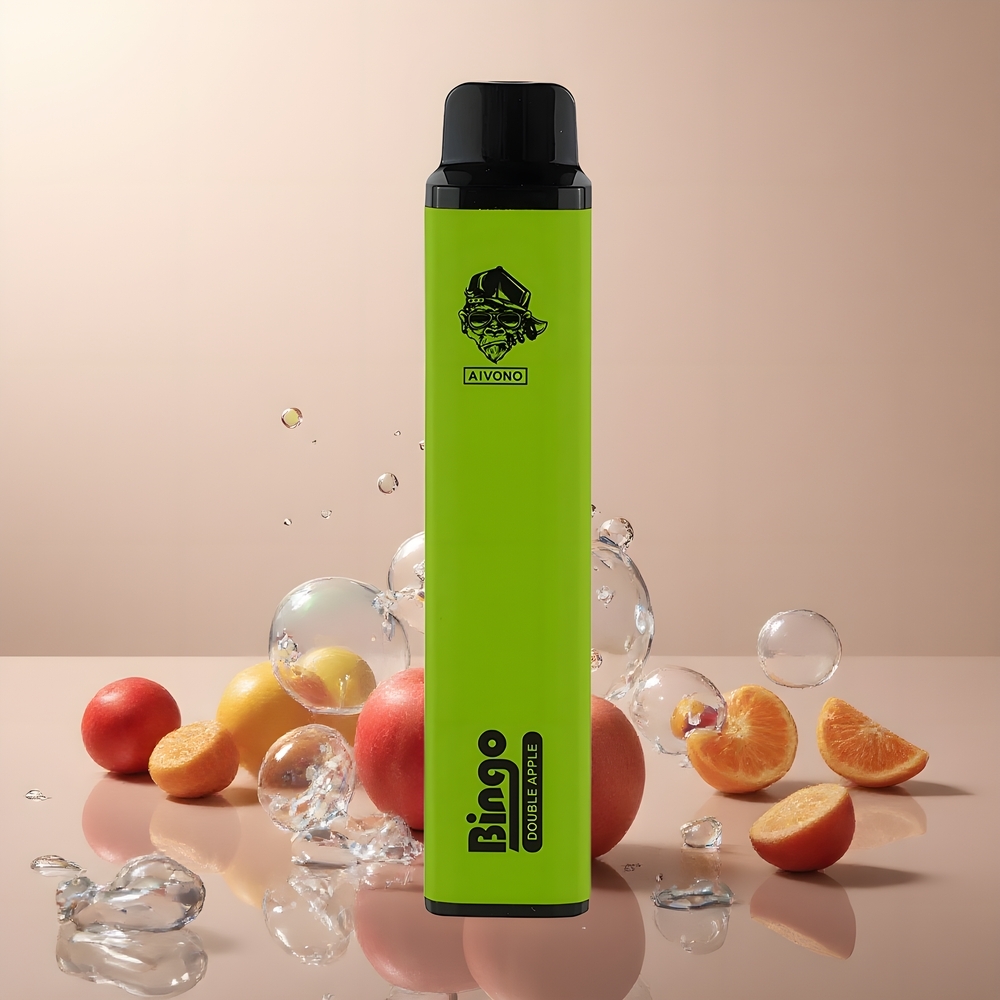 Partihandel Sverige Aivono AIM BINGO 4000 Puffs 10mL 1000mAh Dubbel Äpple