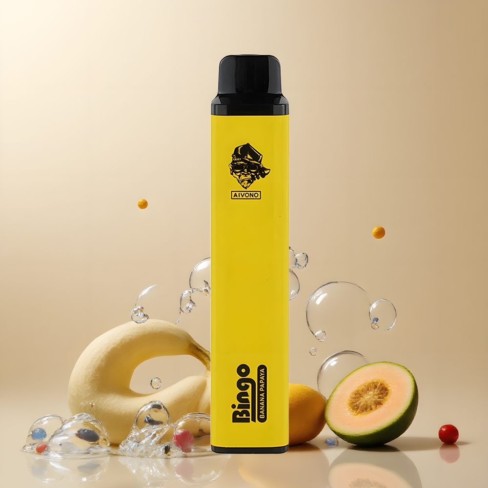 Partihandel Sverige Aivono AIM BINGO 4000 Puffs Engångs Vape Banan Papaya