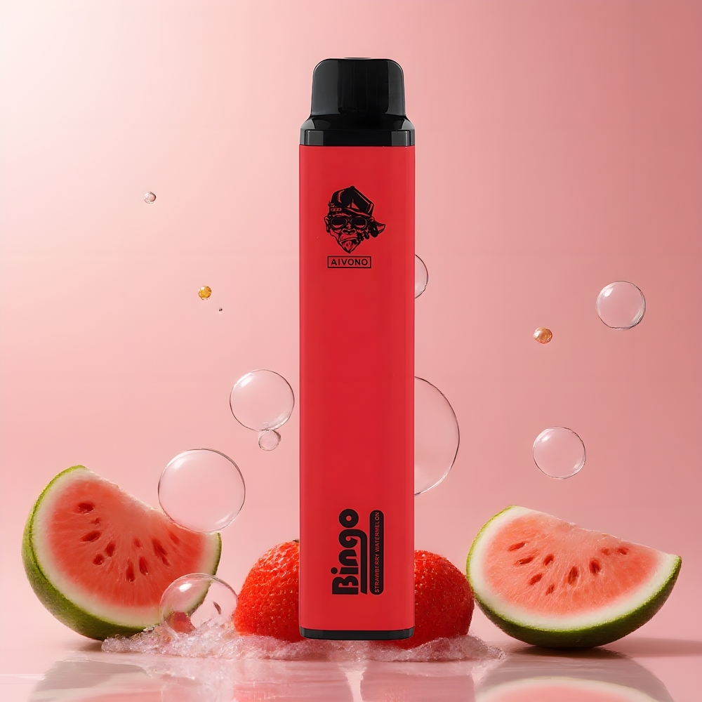 Partihandel Sverige Aivono AIM BINGO 4000 Puffs Engångs Vape Jordgubb Vattenmelon 10mL 1000mAh