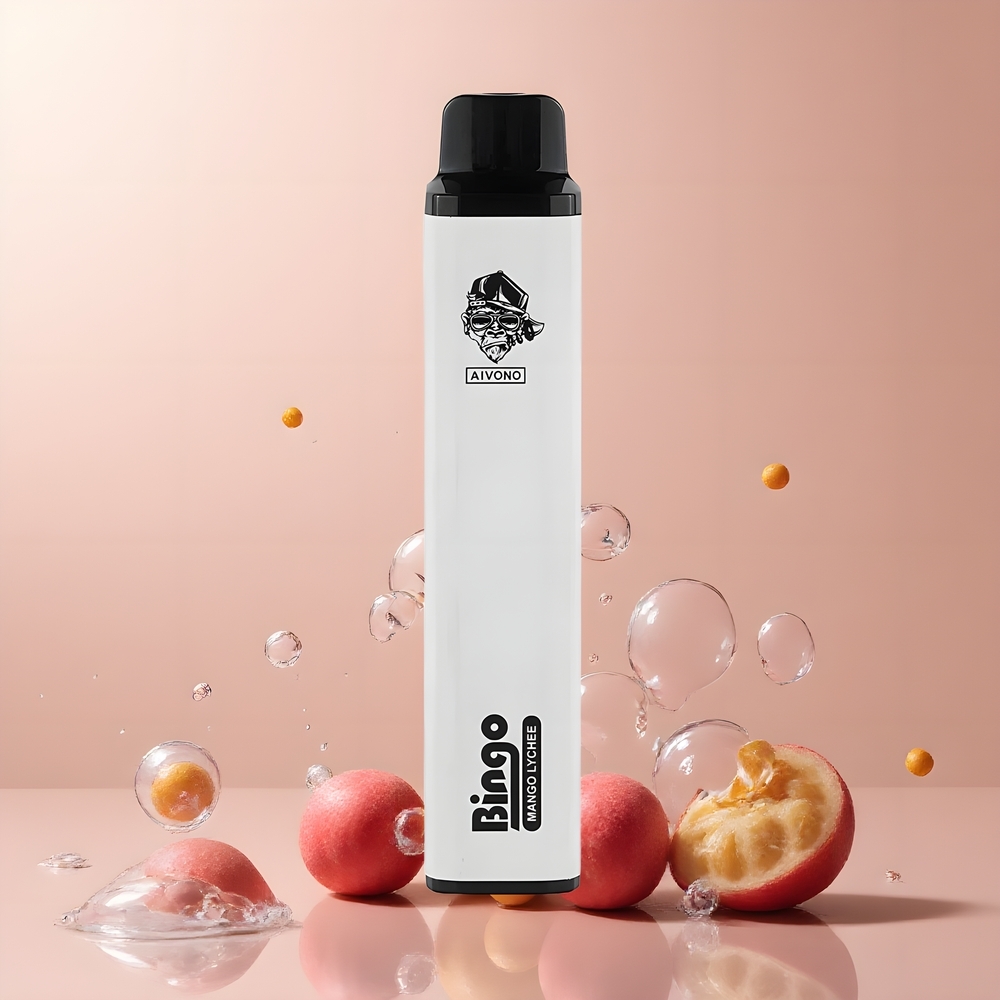 Partihandel Sverige Aivono AIM BINGO 4000 Puffs Engångsvape Mango Litchi 1000mAh 10mL