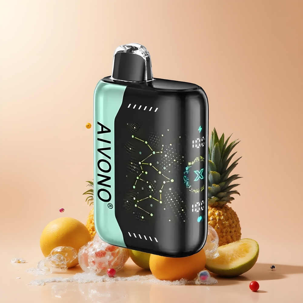 Partihandel Sverige Aivono AIM BOOM 25000 Puffs Sur Mango Ananas 28ml 650mAh 1.2ohm