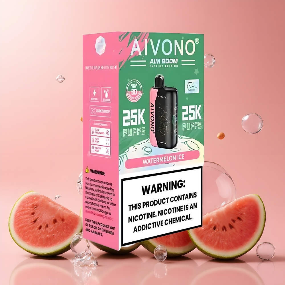Partihandel Sverige Aivono AIM BOOM 25000 Puffs Vattenmelon Is 28ml 650mAh Type-C