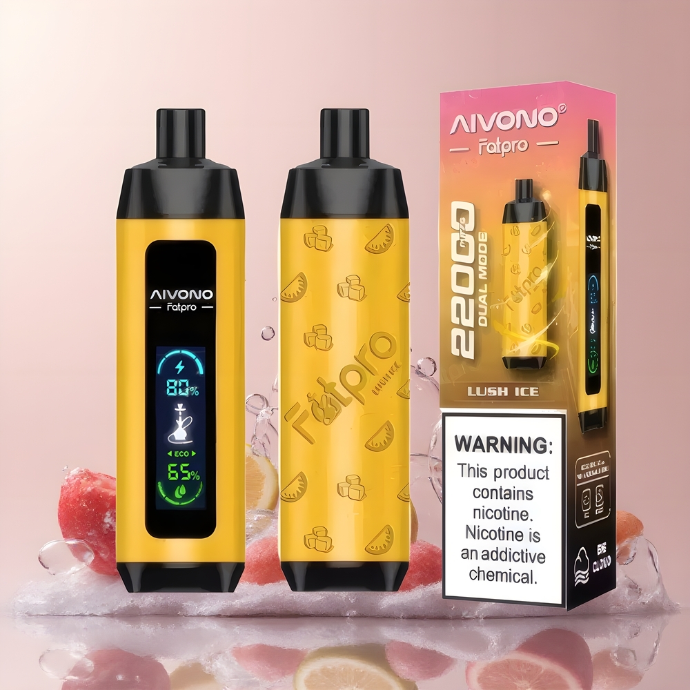 Partihandel Sverige Aivono Aim FATPRO 22000 Puffs Lush Is Vape 28ml 5% Nicotine Dual Modes