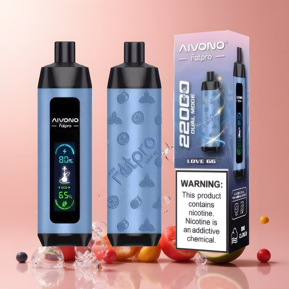 Partihandel Sverige Aivono Aim FATPRO 22000 Puffs Vape Kärlek 66 28ml 5% Nikotin 10 Smaker