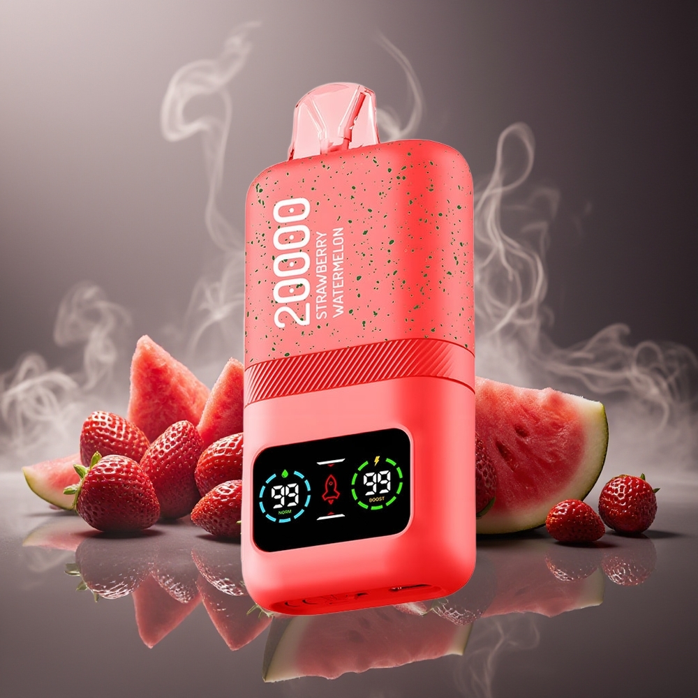 Partihandel Sverige Aivono AIM MAGIC 20000 Puffs Dual Mesh Jordgubb Vattenmelon