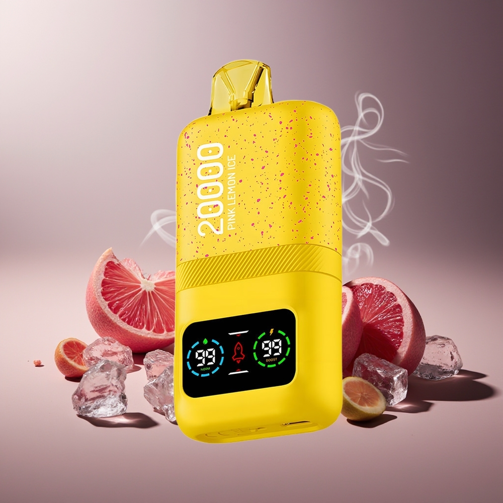 Partihandel Sverige Aivono AIM MAGIC 20000 Puffs Dual Mesh LCD Typ-C Rosa Citron Is