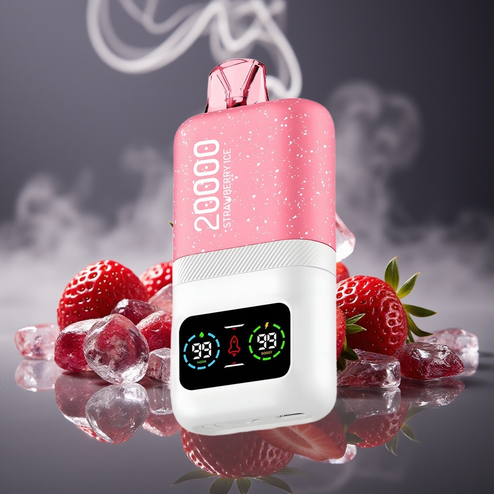 Partihandel Sverige Aivono AIM MAGIC 20000 Puffs LCD Typ-C 26ml Jordgubb Is