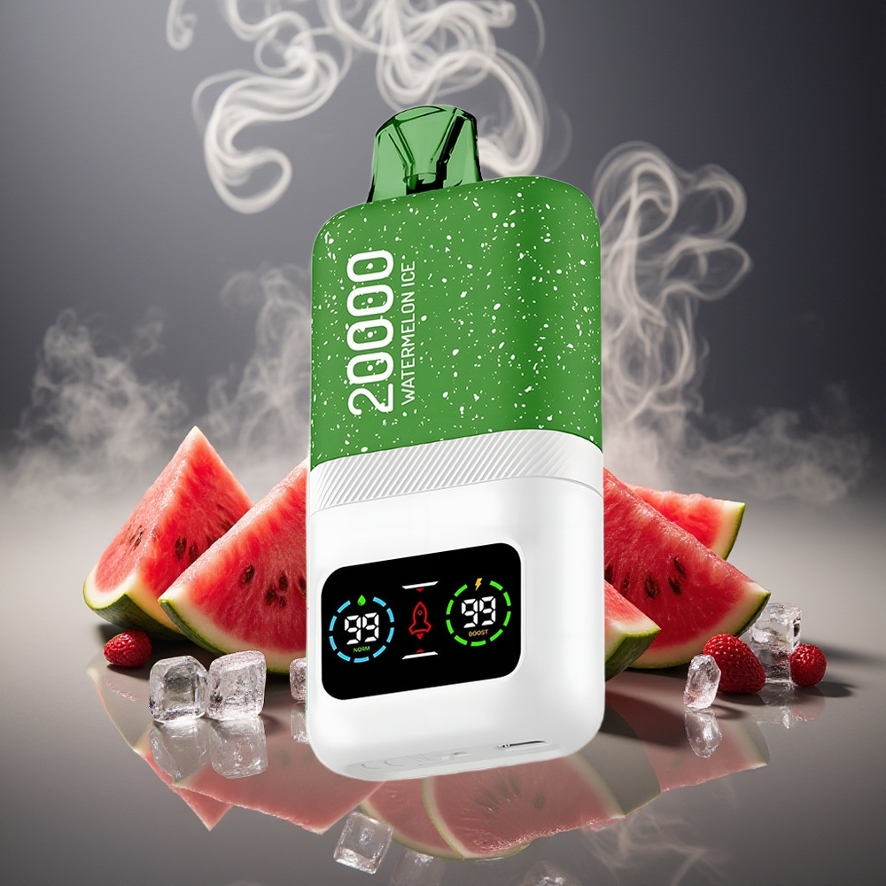 Partihandel Sverige Aivono AIM MAGIC 20000 Puffs LCD Typ-C Laddbar Vattenmelon Is