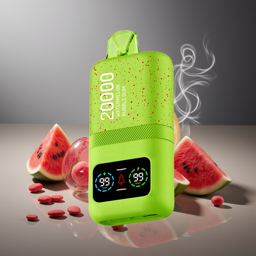Partihandel Sverige Aivono AIM MAGIC 20000 Puffs Vattenmelon Tuggummi Dual Mesh Coils