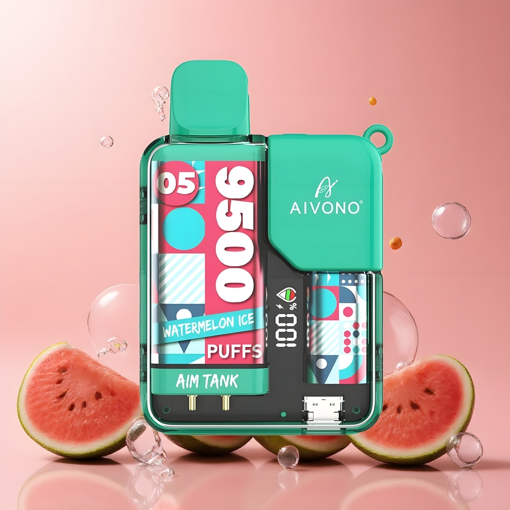 Partihandel Sverige Aivono AIM-TANK 9500 Puffs 18ml Vattenmelon Is Vape