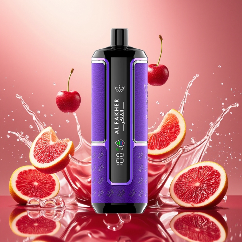 Partihandel Sverige Al Fakher Crown Bar 15K Hypermax 22ml 600mAh Typ-C Kirsebär Fest