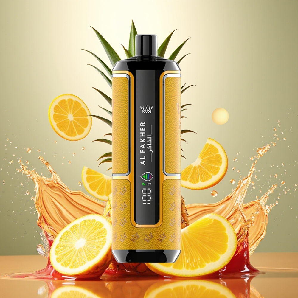 Partihandel Sverige Al Fakher Crown Bar 15K Hypermax Direkt-till-lunga 22ml Mango Ananas