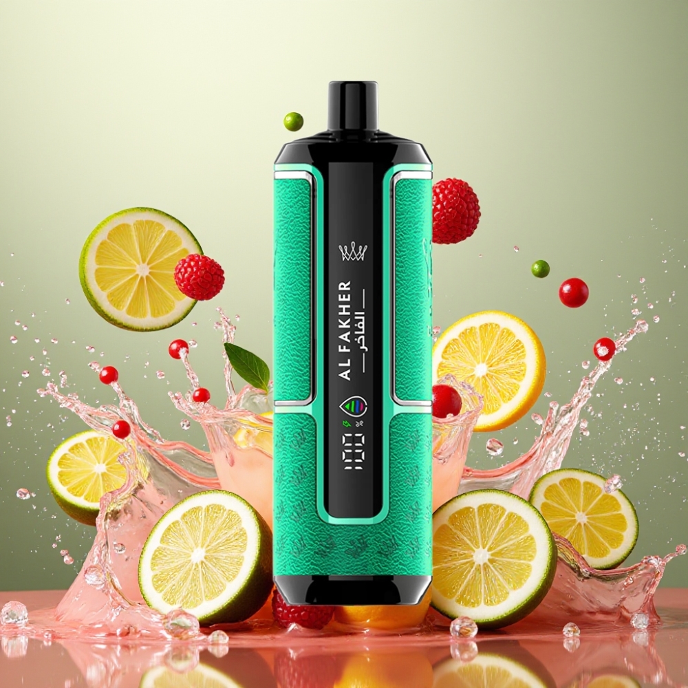 Partihandel Sverige Al Fakher Crown Bar 15K Hypermax Engångs Vape Citron Lime 22ml 600mAh