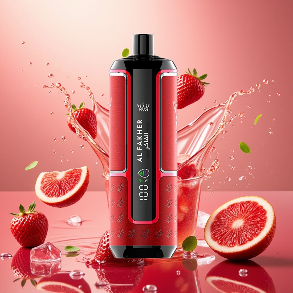 Partihandel Sverige Al Fakher Crown Bar 15K Hypermax Jordgubbssmäll Direkt-till-lunga 22ml 600mAh