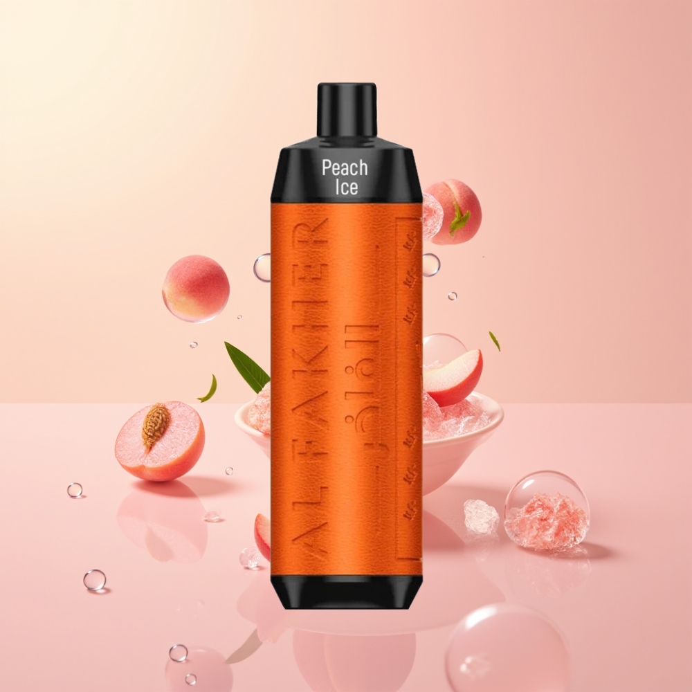 Partihandel Sverige Al Fakher Crown Bar 8000 Crystal 18ml 5mg 600mAh Persika Is Vape