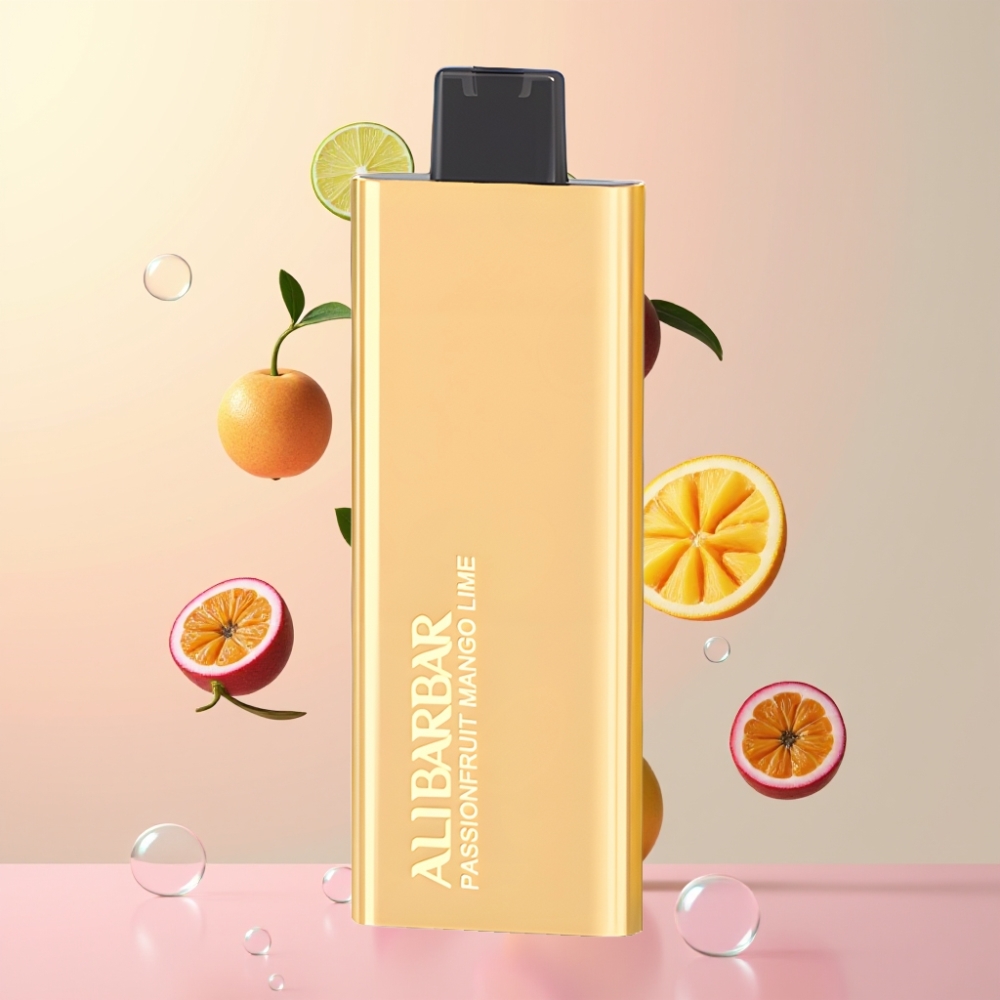 Partihandel Sverige Alibarbar Pandora 7000 Puffs Engångsvape Passionsfrukt Mango Lime 17ml 1.0 Ohm