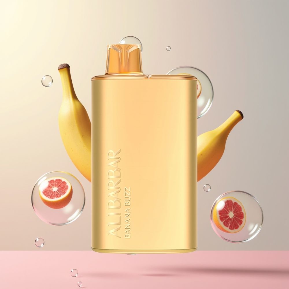 Partihandel Sverige Alibarbar Rich 8000 Puffs Engångsvape Banan Buzz 20ml 2000mAh