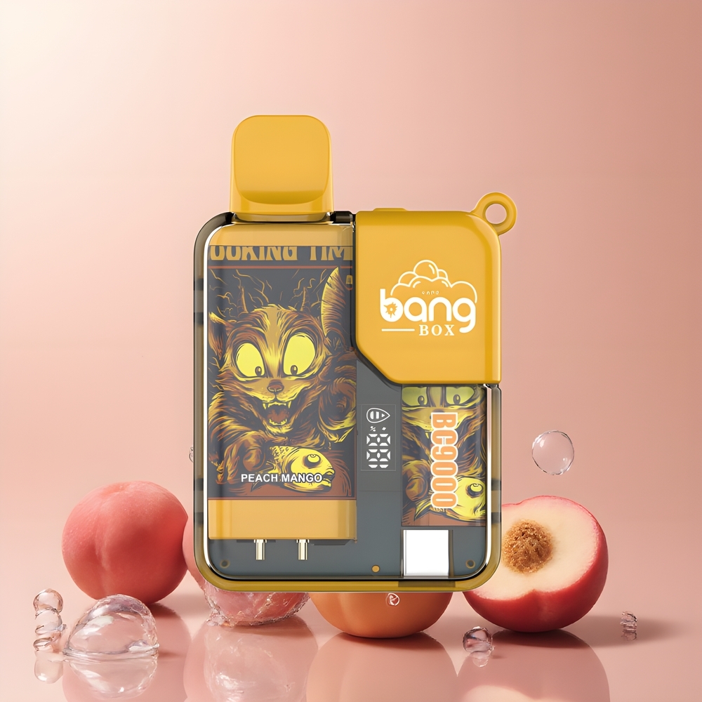 Partihandel Sverige Bang Box 9000 Puffs Persika Mango 14ml 650mAh Type-C