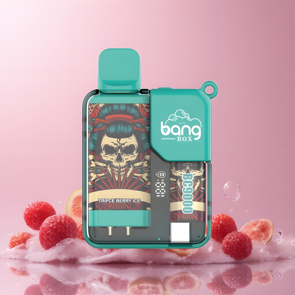 Partihandel Sverige Bang Box 9000 Puffs Vape Trebär Is 14ml 650mAh Type-C