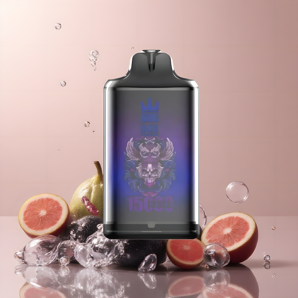 Partihandel Sverige Bang Box King 15000 23ml Svart Drake Is 0%/2%/3%/5% 650mAh TYPE-C 1x10
