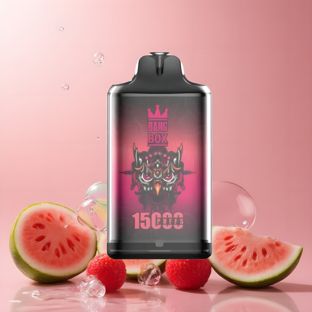 Partihandel Sverige Bang Box King 15000 Puffs Engångs Vape Hallon Vattenmelon 23ml 5% TYPE-C