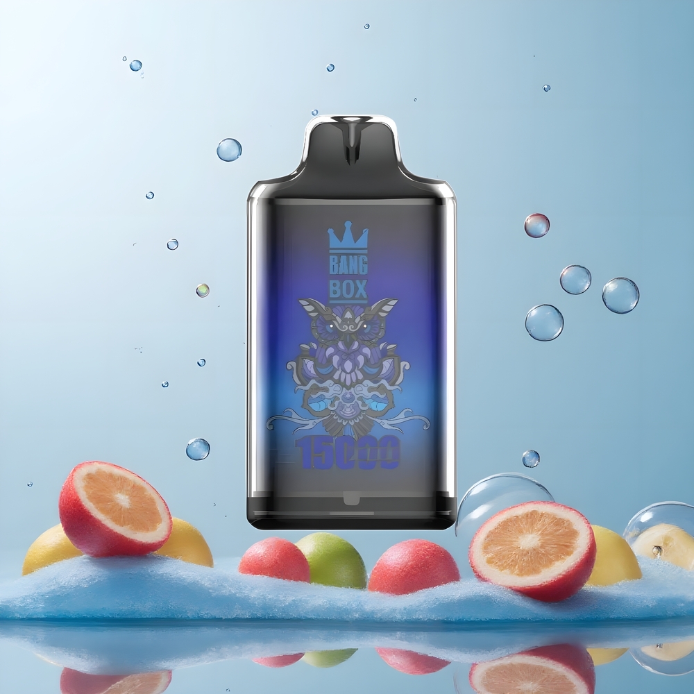 Partihandel Sverige Bang Box King 15000 Puffs Engångs Vape Herr Blå 23ml 5% TYPE-C