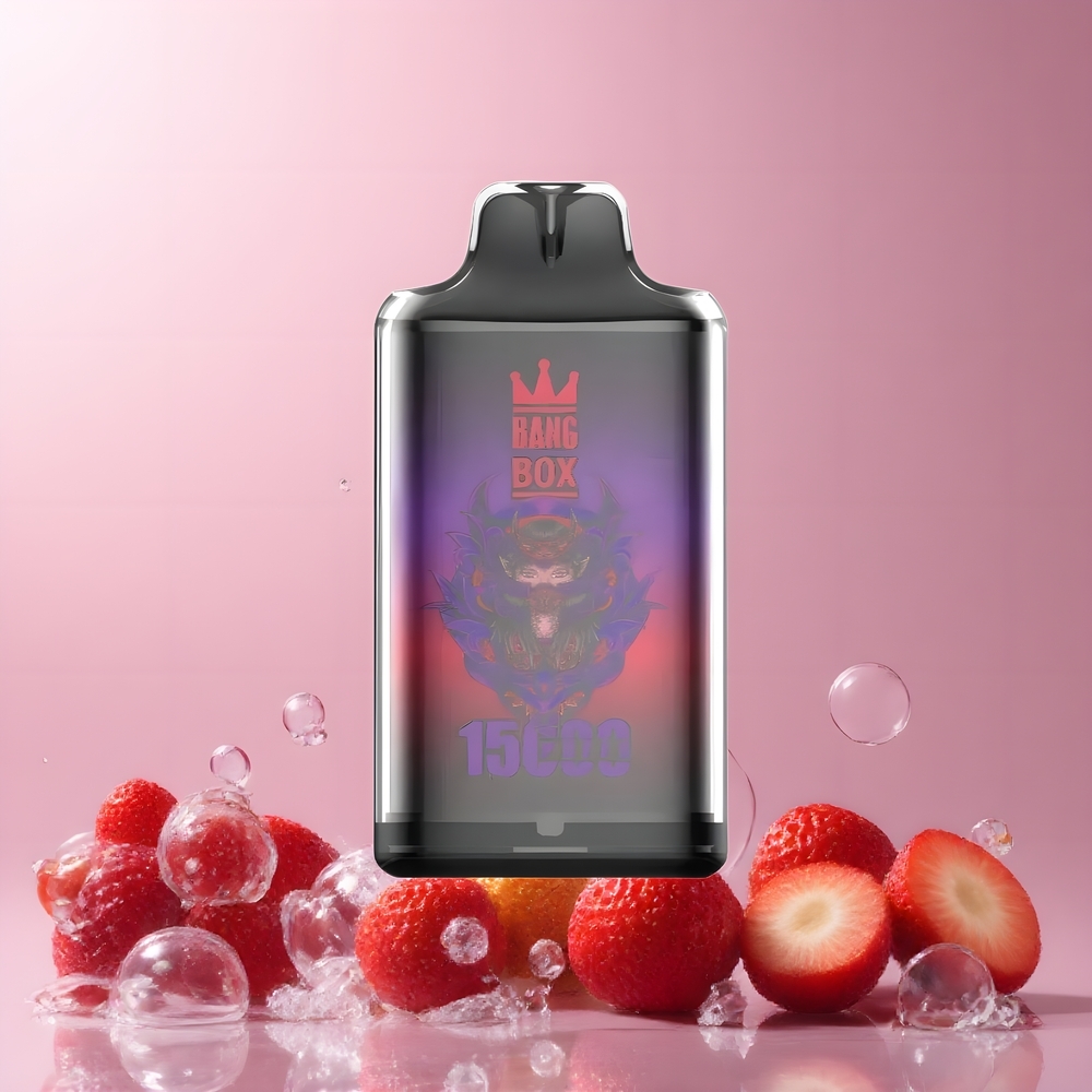 Partihandel Sverige Bang Box King 15000 Puffs Engångs Vape Jordgubb Druva 23ml 5% TYPE-C