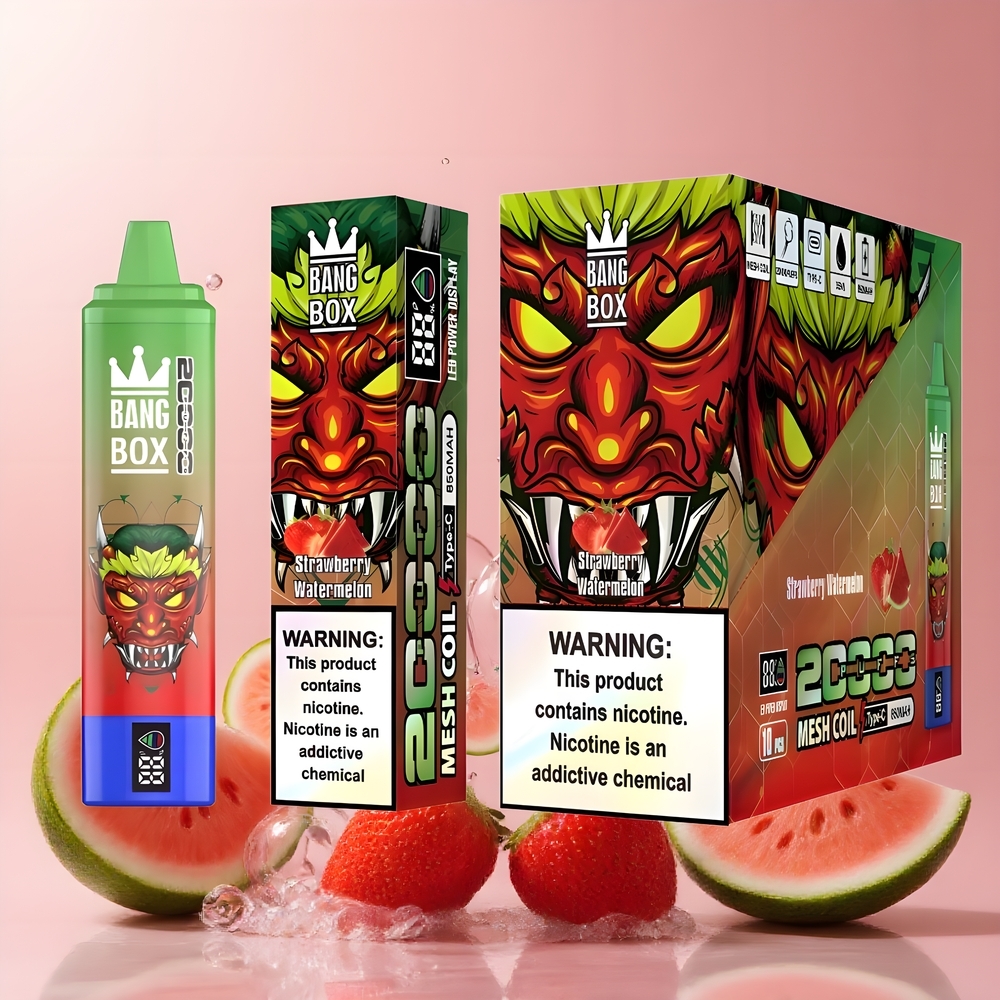 Partihandel Sverige Bang Box King 20000 Puffs 35ml Jordgubb Vattenmelon