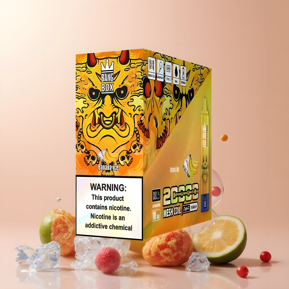 Partihandel Sverige Bang Box King 20000 Puffs Engångs Vape Bananis