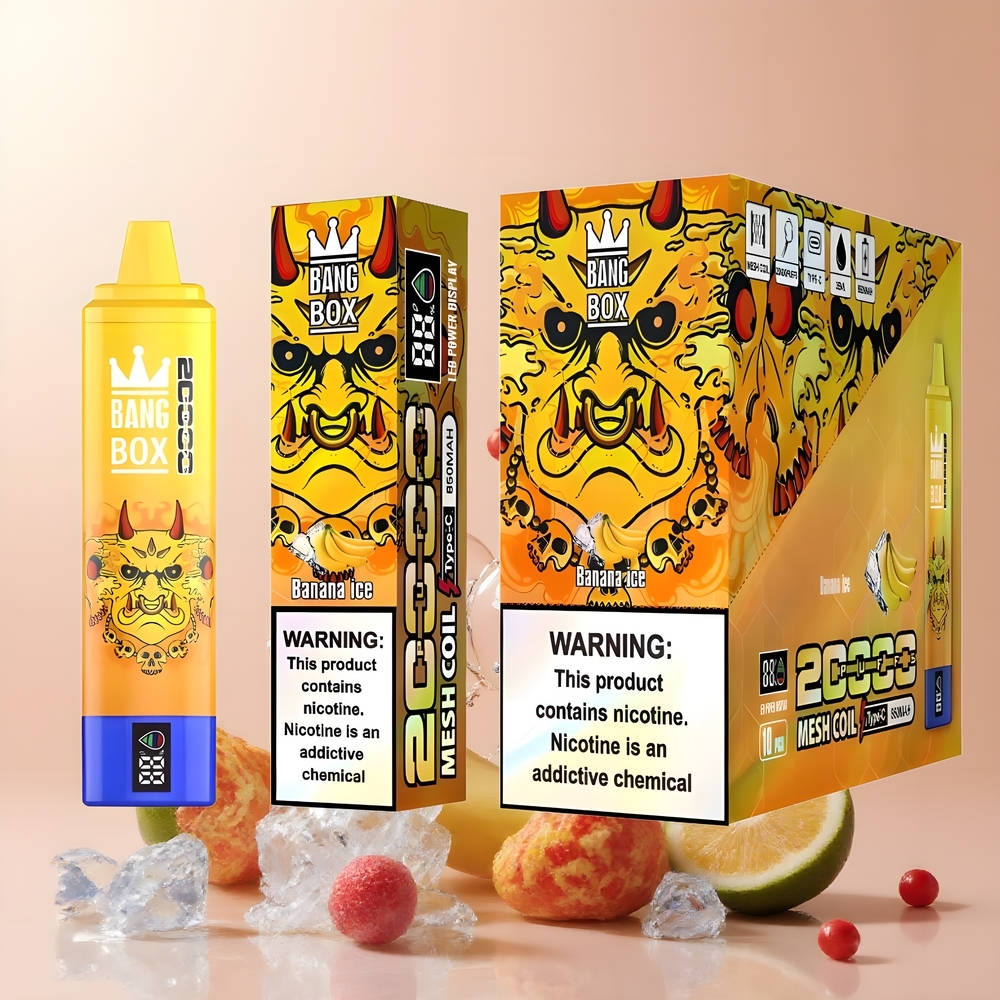 Partihandel Sverige Bang Box King 20000 Puffs Engångs Vape Bananis