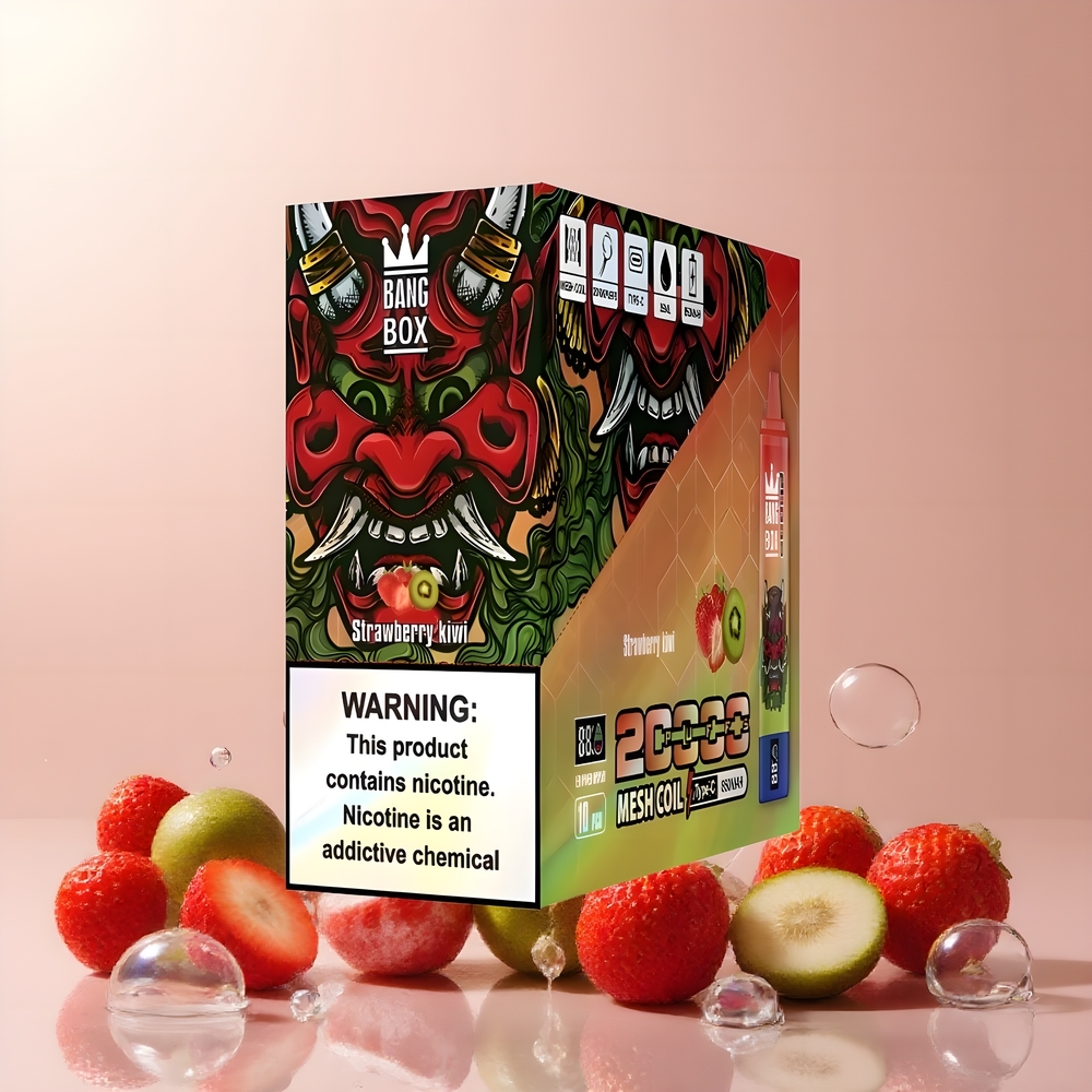 Partihandel Sverige Bang Box King 20000 Puffs Engångs Vape Jordgubb Kiwi 35ml 850mAh