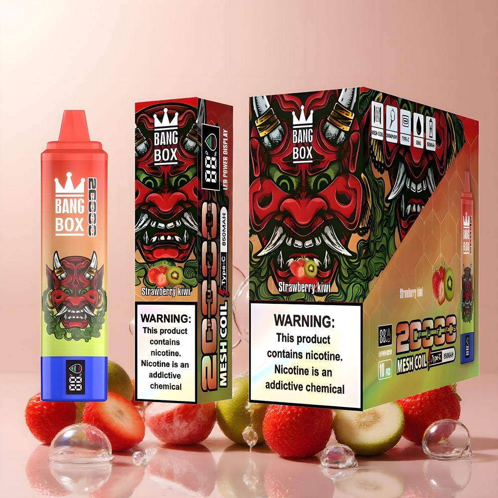 Partihandel Sverige Bang Box King 20000 Puffs Engångs Vape Jordgubb Kiwi 35ml 850mAh