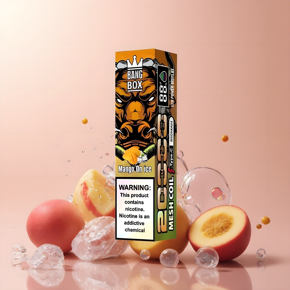 Partihandel Sverige Bang Box King 20000 Puffs Mango På Is 35ml 850mAh Mesh Coil