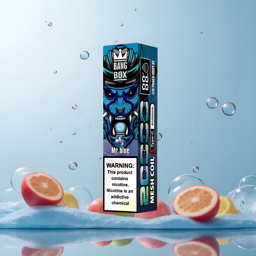 Partihandel Sverige Bang Box King 20000 Puffs Vape Herr Blå 35ml 850mAh Mesh