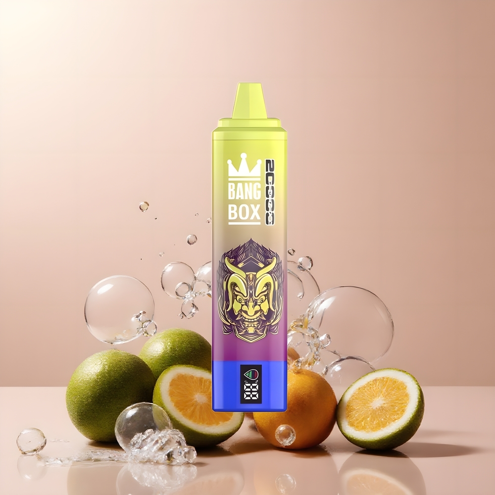 Partihandel Sverige Bang Box King 20000 Puffs Vape Kiwi Passionsfrukt Guava 35ml 850mAh Mesh