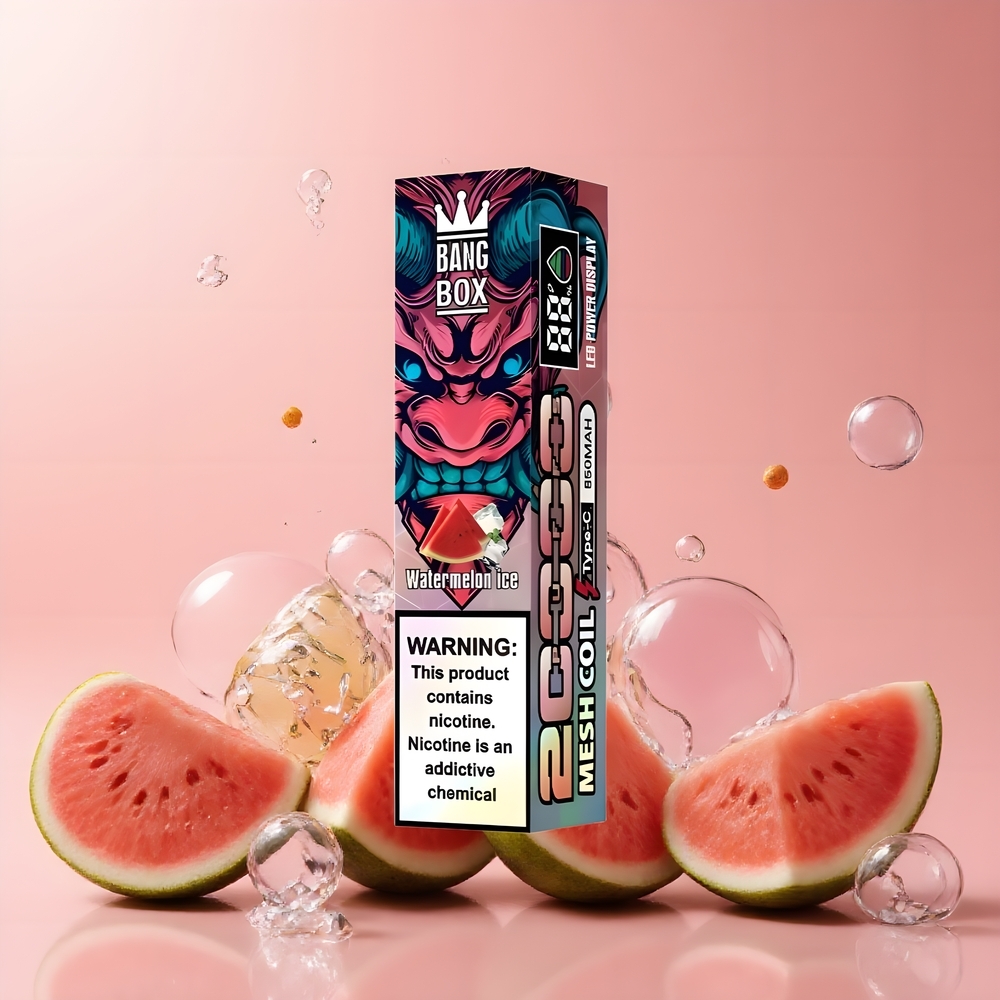Partihandel Sverige Bang Box King 20000 Puffs Vape Vattenmelon Is 35ml 850mAh Mesh