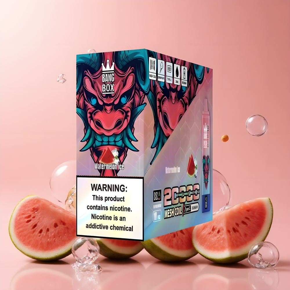 Partihandel Sverige Bang Box King 20000 Puffs Vape Vattenmelon Is 35ml 850mAh Mesh