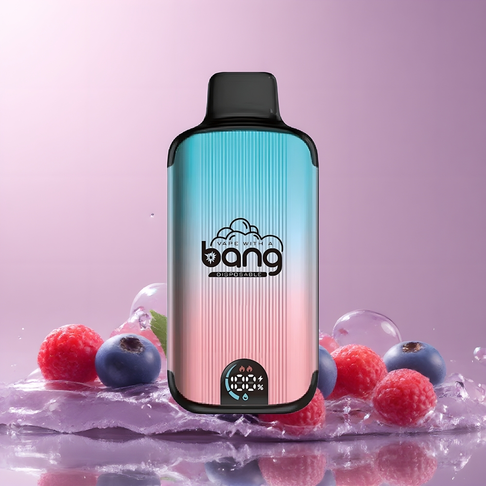 Partihandel Sverige Bang 20000 Puffs Blåbär Hallon Dual Mesh Smart Screen