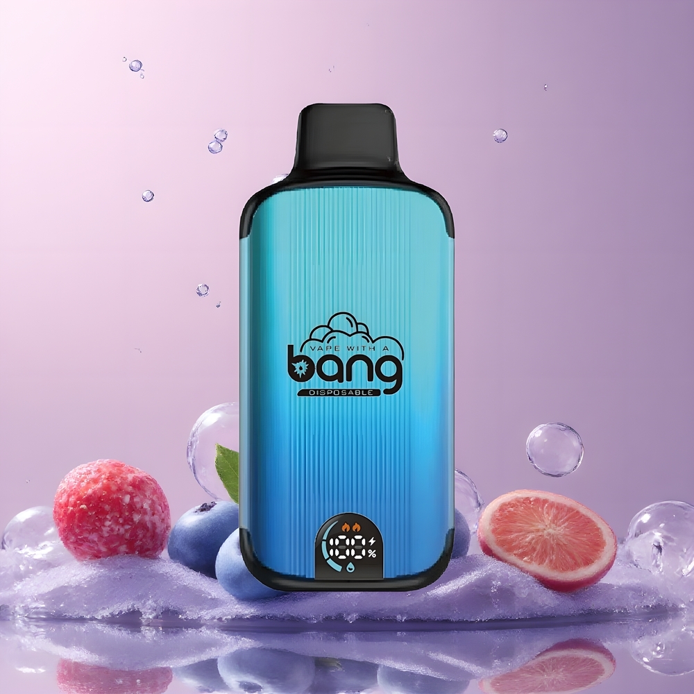 Partihandel Sverige Bang 20000 Puffs Blåbär Is 13400 Battery Dual Mesh