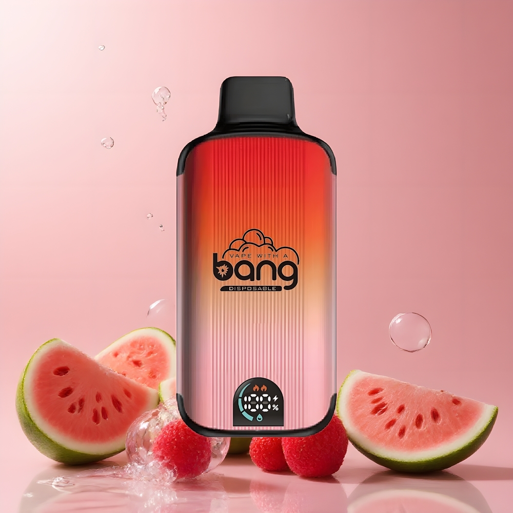 Partihandel Sverige Bang 20000 Puffs Hallon Vattenmelon Smart Screen Dual Mesh 13400 Battery