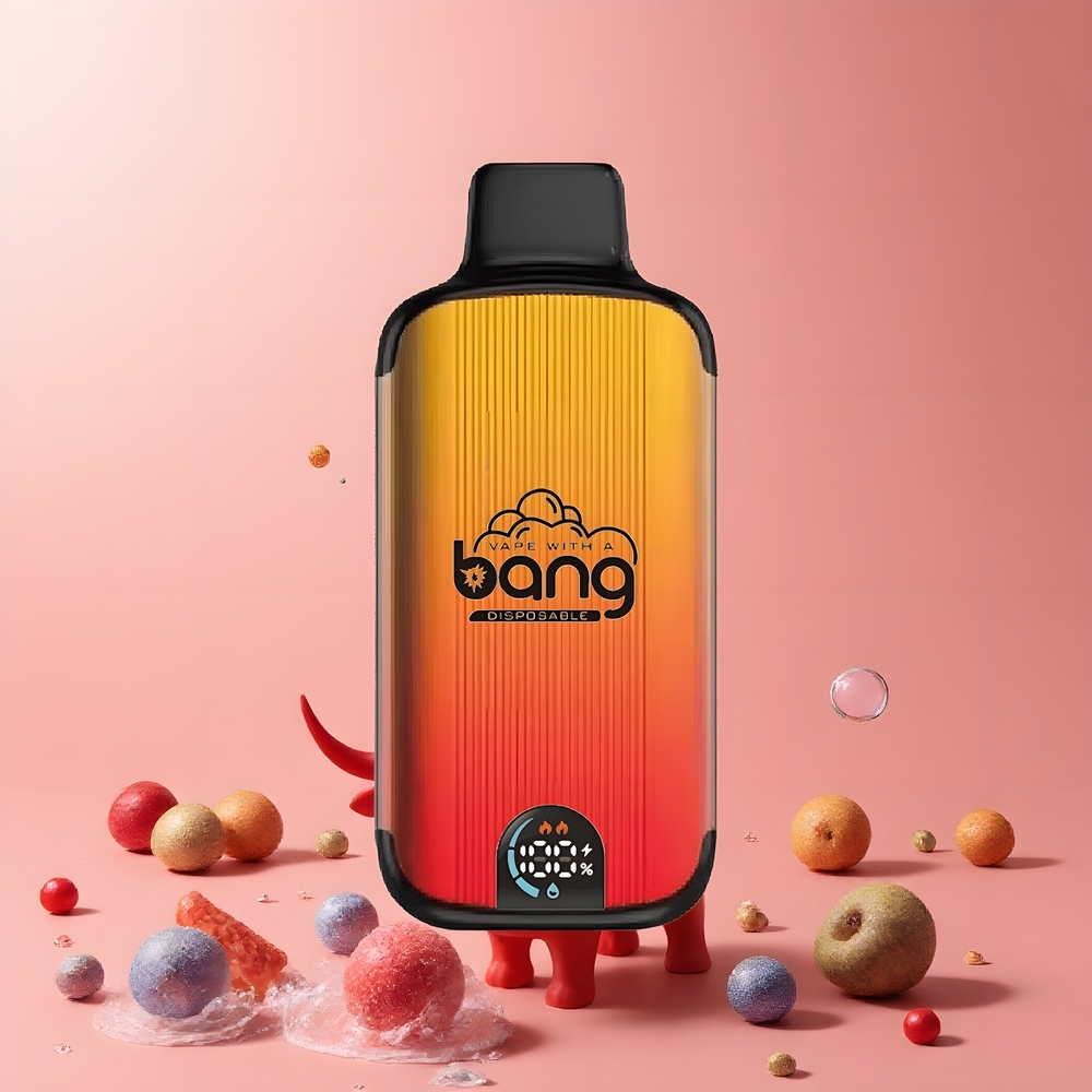 Partihandel Sverige Bang 20000 Puffs Röd Tjur 13400 Battery Dual Mesh Smart Screen