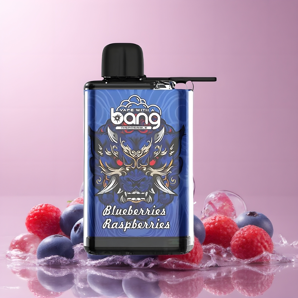 Partihandel Sverige Bang 28000 Puffs 30ml Blåbär Hallon 5%