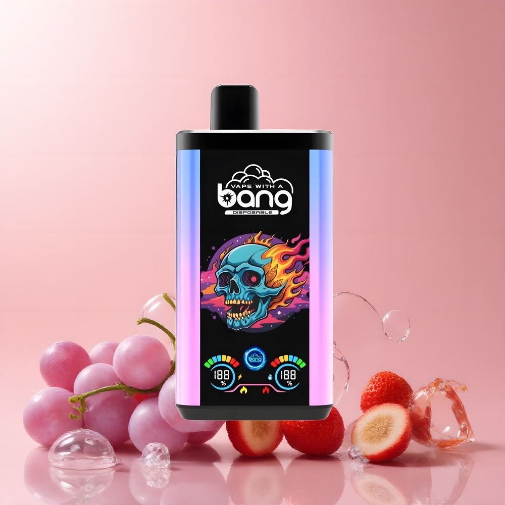 Partihandel Sverige Bang 30K Pro 30000 Puffs 36ml Sakura Vinbär & Jordgubb Lychee