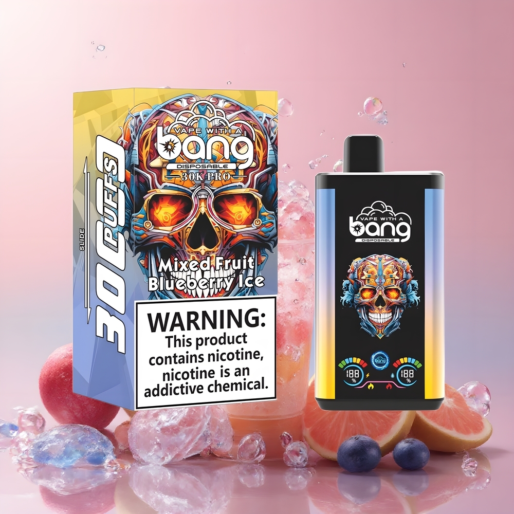 Partihandel Sverige Bang 30K Pro 30000 Puffs Blandad Frukt & Blåbärs Is 36ml 550mAh Dual